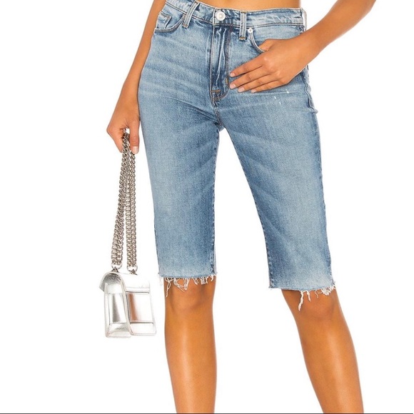 Hudson Jeans Pants - HUDSON Zoeey High Rise Cut off Boyfriend Shorts